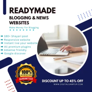 Readymade Blogging News Website