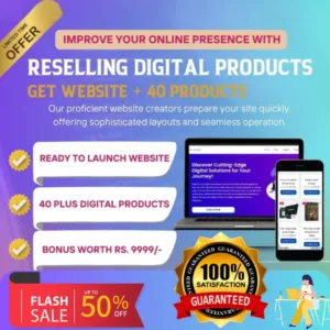 Readymade Digital Product Website